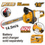 INGCO 40V (2X20V) BL CHAIN SAW 16" 400MM CGSLI40168 (BARE UNIT)