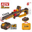 INGCO 42V BL 6" CORDLESS PURNING SAW 2X2.0AH+CASE CGSLI42681