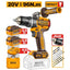 INGCO 20V BL 96NM IMPACT DRILL JACOB CHUCK 2X4.0AH+CASE CIDLI209688