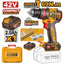 INGCO 42V BL COMPACT IMPACT DRILL 69NM 1X2.0AH & CASE CIDLI426981