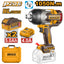 INGCO 20V BL 3/4" IMPACT WRENCH + AI MODE MAX 1050NM 2X5.0+CHRG CIWLI201056