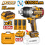INGCO 20V BL 3/4" DR. IMPACT WRENCH MAX 1350NM 2X5.0+CHRG+CASE CIWLI20135