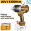 INGCO 20V BL 3/4" DR. IMPACT WRENCH MAX 1350NM CIWLI201355 (BARE UNIT)
