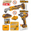 INGCO 2PCS 285NM IMACT DRIVER + 80NM ANGLE IMPACT DRIVER SET COSLI260296