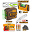 INGCO 3PC GREENLASER LAVELLER+MINI LEVEL+FOLDING KNIFE COSLL251002