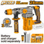 INGCO 20V LI-ION BL ROTARY HAMMER 28MMØ CRHLI20288 (BARE UNIT)