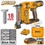INGCO 20V 1X2.0AH CONCRETE BRICK NAILER ST18MM NAIL CSTLI3808