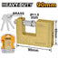 INGCO HEAVY DUTY 90M BRASS BLOCK PADLOCK DBBPL0902
