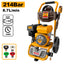 INGCO 7HP GASOLINE ENGINE HIGH PRESSURE WASHER 3100PSI, FLOW 8.7L GHPW2006