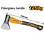 INGCO 1250GM DROP FROGED AXE HEAD FIBRE GLASS HANDLE 700MML HAX0811250