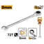 INGCO CR.V GEAR RATCHET COMBINATION SPANNER
