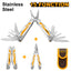 INGCO FOLDABLE MULTI-FUNCTION TOOL W/NYLON BELT POUCH HFMFT0115