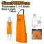 INGCO LEATHER WELDING APRON FLAME RETARDANT 900X600MM HGVA03