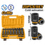 INGCO 20PCS 1/2"DR CR-MO STD & DEEP IMPACT SOCKET SET 10-24MM HKISSD12203L