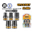 INGCO 6PCS 3/8" IMPACT SOCKETS+1/4" HEXA-3/8" IMP. ADAPTOR SET HKISSD38061