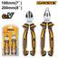 INGCO 2PCS CR.V 7" DIGONAL CUTTER & 8" COMBI PLIER SET HKPS28216
