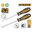 INGCO 2PCS SCREWDRIVER SET MAGNETIC TIP 6"(-) & (+) HKSDS0228