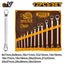 INGCO 12PCS DOUBLE OFFSET RING SPANNER SET 6X7-30X32MM HKSPA3142