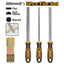 INGCO 3PCS WOOD FILE SET- FLAT, HALF ROUND, & ROUND 8" 200MM HKTFW0308