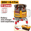 INGCO 20V SELF LEVELLING RED LASER LEVELLER 4V1H 30M RANGE HLL305206 (BARE UNIT)