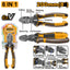 INGCO 6-IN-1 MULTI FUNCTION DIAGONAL CUTTING PLIER 8" 200MM HMFDCP28200
