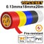 INGCO 10PCS FIRE RESISTANT INSULATION TAPE MIX COLOR 013X18MMX20M HPET1013