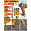 INGCO 396PCS MECHANICS TOOL CHEST+ 1/2" 850NM IMPACT WRENCH SET HTCS283962