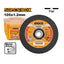 INGCO ABRASIVE CUTTING DISC 105X1.2MM 50PCS IN BOX MCD1210550