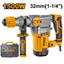 INGCO SDS PLUS 32MM 4 MODE 1500W 5.5J ROTARY HAMMER RH150038