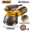 INGCO VARIABLE SPEED ELECTRIC RANDOM ORBITAL SANDER 320W 5" 125MM RS3216