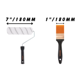 KENDO 4PC BASIC PAINT ROLLER SET, 7" (180MM) - 46703