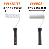 KENDO 7PC BASIC PAINT ROLLER SET, 4" (100MM) - 46706