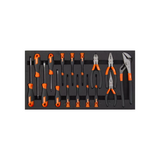 KENDO KD90343, Premium 145PC, 5-Layers Portable Drawer Cabinet Tool Set
