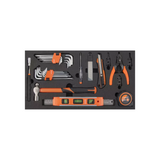 KENDO KD90343, Premium 145PC, 5-Layers Portable Drawer Cabinet Tool Set