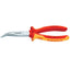 KNIPEX 1000V Insulated Bent Nose Cutting Pliers, 6" - 25 26 160