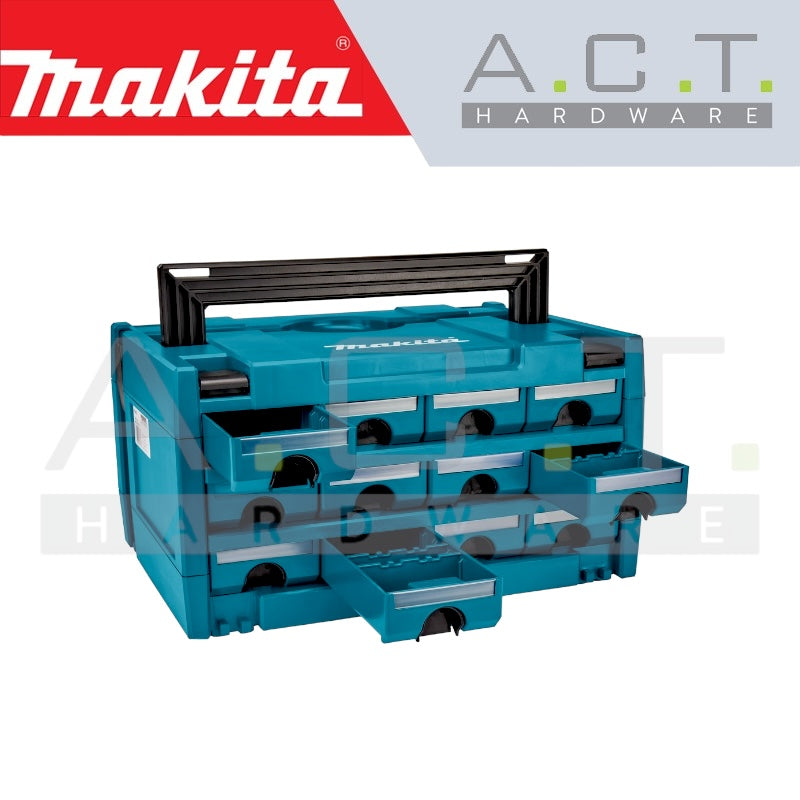MAKITA MAKPAC STACKING CASE 12 DRAWER, P-84327 MAKITA MAKPAC STACKING CASE 12 DRAWER, P-84327
