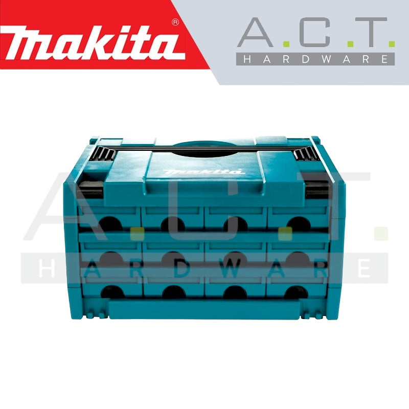 MAKITA MAKPAC STACKING CASE 12 DRAWER, P-84327 MAKITA MAKPAC STACKING CASE 12 DRAWER, P-84327
