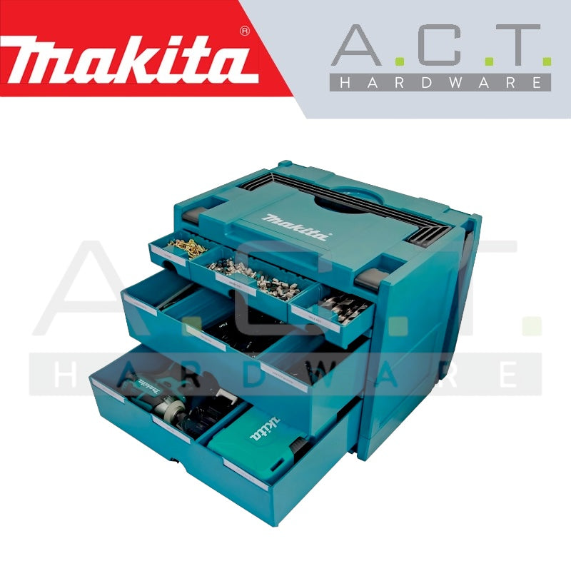 MAKITA MAKPAC STACKING CASE 5 DRAWER, P-84349 MAKITA MAKPAC STACKING CASE 5 DRAWER, P-84349