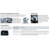 MAKITA PS001GZ, 40V CORDLESS POLISHER SCRUBBER SET