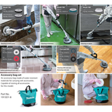 MAKITA PS001GZ, 40V CORDLESS POLISHER SCRUBBER SET