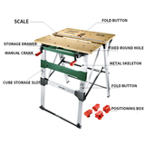 Bosch PWB 600, Lightweight & Quick Foldable Workbench With High Quality Surface, Durable, Waterproof & Scratch Resistance