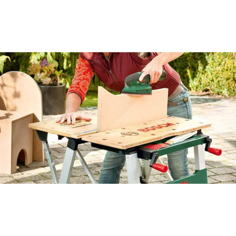 Bosch PWB 600, Lightweight & Quick Foldable Workbench With High Quality Surface, Durable, Waterproof & Scratch Resistance Bosch PWB 600, Lightweight & Quick Foldable Workbench With High Quality Surface, Durable, Waterproof & Scratch Resistance