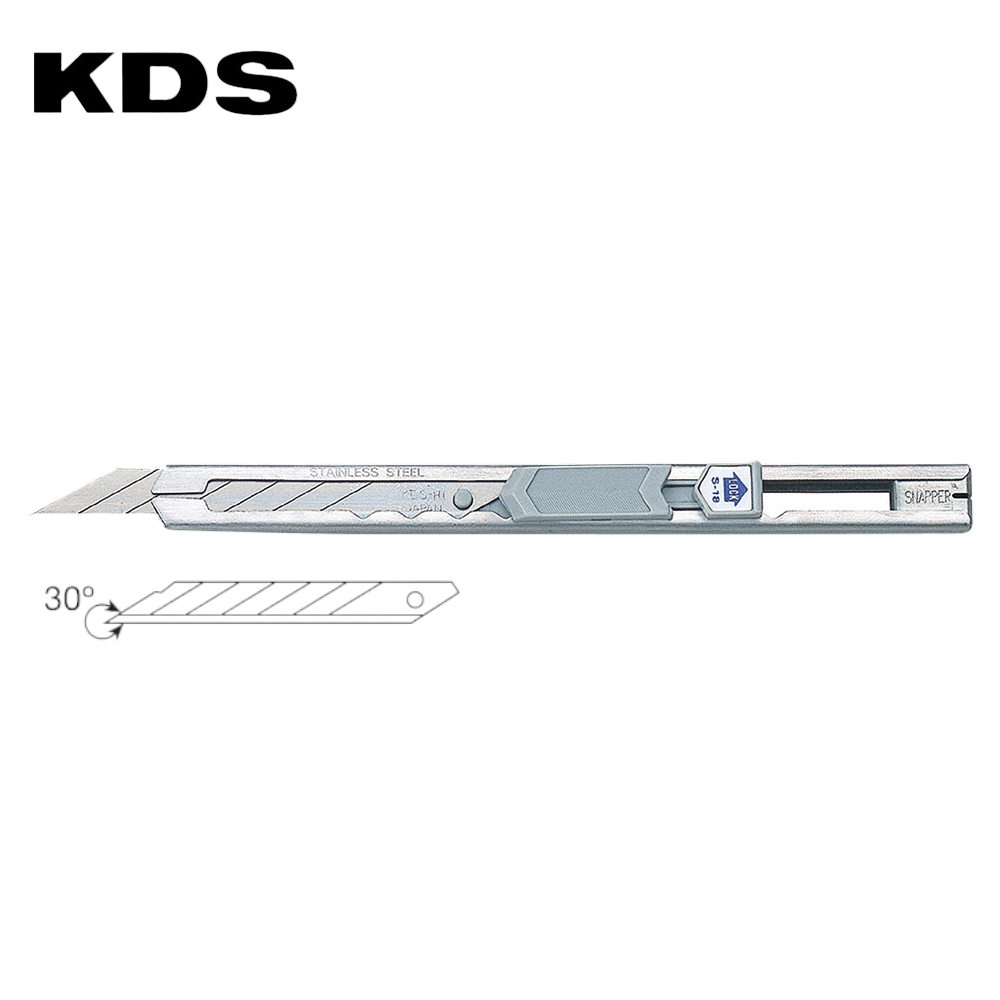 KDS S18, SLIM TRIM CUTTER 9MM WITH ANGLE BLADE KDS S18, SLIM TRIM CUTTER 9MM WITH ANGLE BLADE