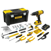 STANLEY SCD711C1H-B1, 20V 1.5AH Hammer Drill Screwdriver Brushless with 119PC of Hand Tools Set
