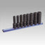 SPERO- DEEP IMPACT SOCKET MAGNETIC RAIL SET 1/2"DR. 8PC M/M