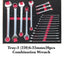 TRAY-3 (220) 6-32MM X20PCS COMBINATION WRENCH