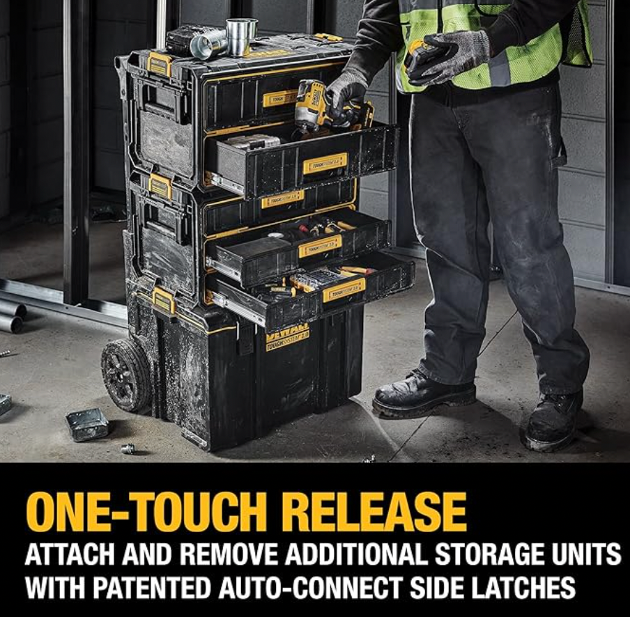 DEWALT TOUGHSYSTEM HEAVY DUTY TOOL BOX, 3 DRAWER UNIT,  DWST08330-1 DEWALT TOUGHSYSTEM HEAVY DUTY TOOL BOX, 3 DRAWER UNIT,  DWST08330-1