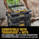 DEWALT TOOL STORAGE ADAPTOR, CONNECTING DEWALT TOUGHSYSTEM PRODUCTS TO DEWALT TSTAK, DWST08017