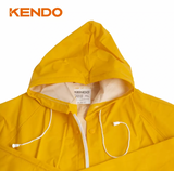 KENDO RAINCOAT WITH ZIPPER AND POCKETS