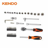 KENDO 42PC 1/4" SOCKET SET - 90562